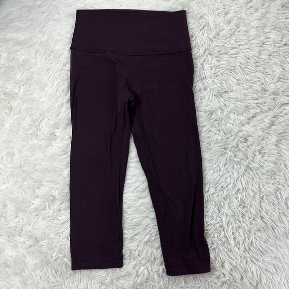 Lululemon Align Crop (19") Black Cherry - Picture 1 of 6